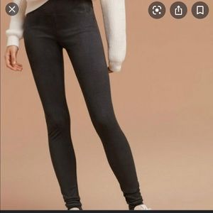 NWOT Aritzia Faux Suede Legging Black XXS